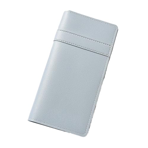 XUCZHAI Kreative Umschlag-Geldbörse, einfache, ultradünne, Lange Geldbörse mit Mehreren Kartenhaltern, PU-Leder, Geldbeutel for Damen(Blue) von XUCZHAI