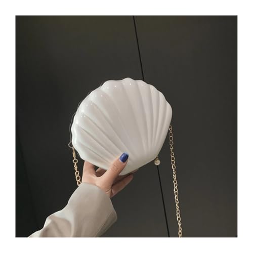 XUCZHAI Mode Frauen Schulter Handtaschen Shell Tasche Kette Niedlich Pailletten Kleine Telefon Geld Beutel Reißverschluss Umhängetaschen for(Black) von XUCZHAI