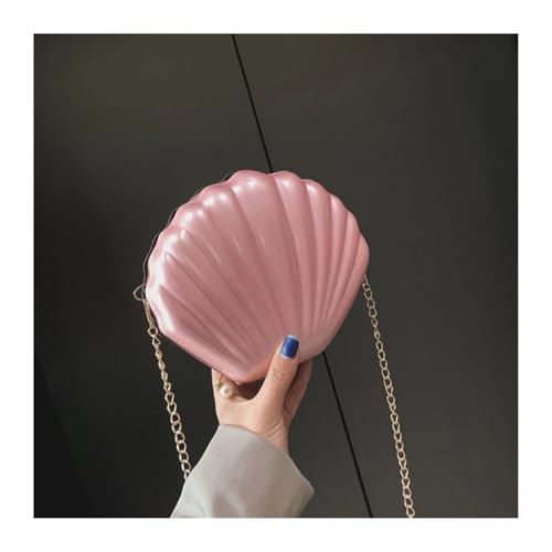 XUCZHAI Mode Frauen Schulter Handtaschen Shell Tasche Kette Niedlich Pailletten Kleine Telefon Geld Beutel Reißverschluss Umhängetaschen for(Clear) von XUCZHAI