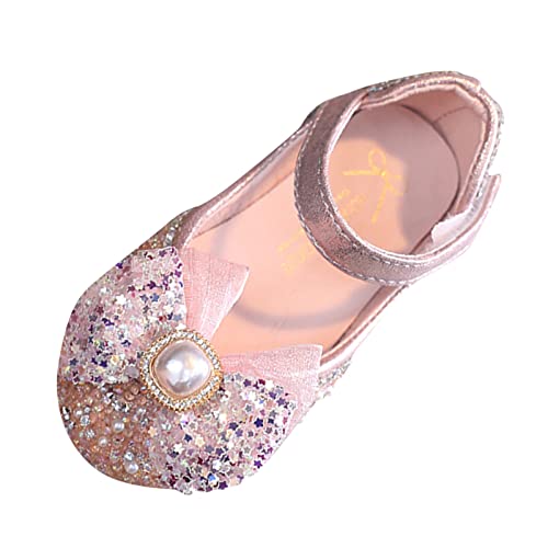 Mädchen Prinzessin Schuhe Einzelne Schuhe Flats Schuhe Strassstein Perlen Pailletten Weichen Sohlen Tanzschuhe Ballerinas Mädchen Mary Jane Schuhe Festliche Kleidschuhe Hochzeitsschuhe von XUEJIANN