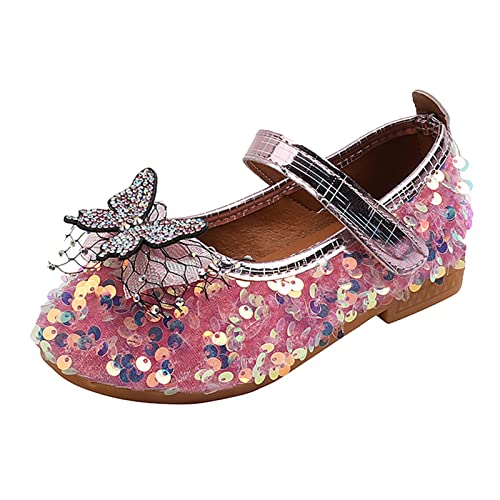 XUEJIANN Kinder Prinzessinnen Schuhe Schuhe MäDchen Party Festlich Ballerina Schuhe Mary Jane Prinzessin Hochzeit Mädchen Kleid Schuhe Kinder Abendschuhe von XUEJIANN