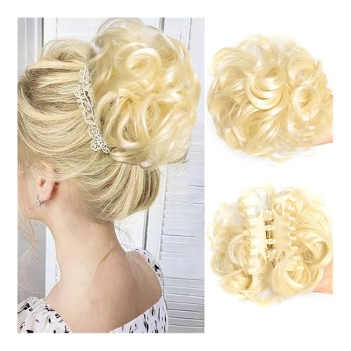 Haarknoten, Sicherer Haarknoten-Clip for Frauen – Hochsteckfrisur-Volumizer und Party-Accessoire Damen(Gold) von XUEQIZHENG