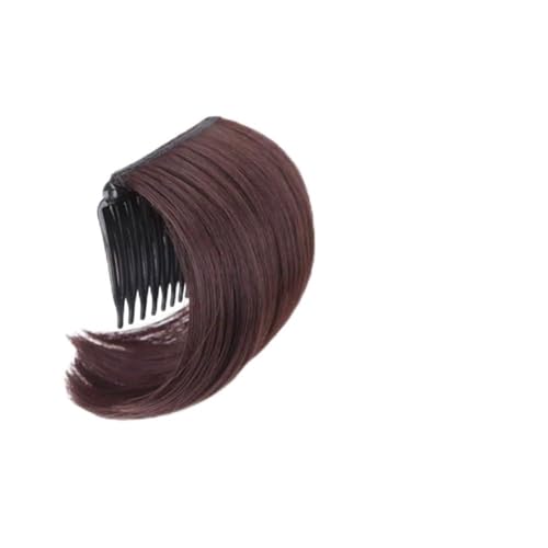 Haarknoten, Synthetischer Haarauflockerungskamm for Anheben des Kissens for ultimatives Volumen, ideal for das Dutt-Styling von Frauen und Mädchen Damen(Dark brown) von XUEQIZHENG