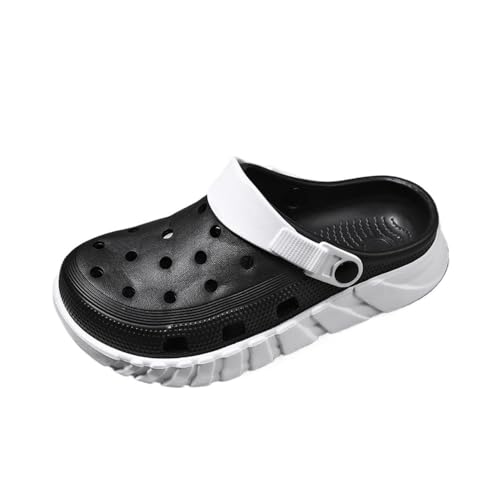 XUEQIZHENG Duschschuhe, EVA-Strandschuhe for Paare – Leichte Reisesandalen for Männer und Frauen(Black,41 EU) von XUEQIZHENG
