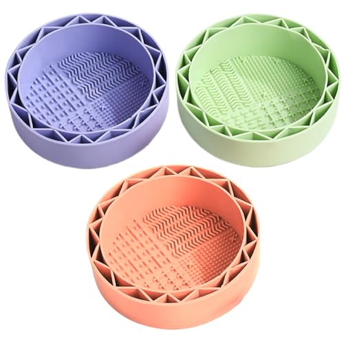 Make -up -Pinsel Reinigungspad 3PCS Make -up Pinsel Reiniger Matte 3 in 1 Pinselreinigungsmatte, kosmetischer Bürstenreiniger, Pinsel Trocknerhalter & Organizer tragbarer Silikon -Make -up -Pinselrei Make -up -Pinsel Reinigungspad 3PCS Make -up Pinsel Reiniger Matte 3 in 1 Pinselreinigungsmatte, kosmetischer Bürstenreiniger, Pinsel Trocknerhalter & Organizer tragbarer Silikon -Make -up -Pinselrei von XUEYEGONGJI