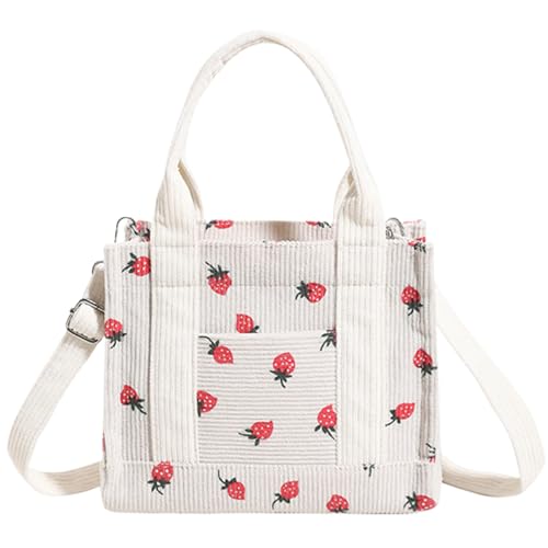 Mini -Einkaufstasche Cord -Einkaufstasche 8.27x7 Süße Geldbörsen kleine Erdbeer Geldbeutel mit Verstellbarer Schultergurthandtasche Crossbody -Tasche mit Reißverschluss Süßes Geldbörsen für Frauen Mini -Einkaufstasche Cord -Einkaufstasche 8.27x7 Süße Geldbörsen kleine Erdbeer Geldbeutel mit Verstellbarer Schultergurthandtasche Crossbody -Tasche mit Reißverschluss Süßes Geldbörsen für Frauen von XUEYEGONGJI