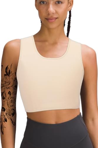 XUJI Binder Transgeder FTM Atmungsaktive Kompression Halb Brust Binder, K, 5XL von XUJI