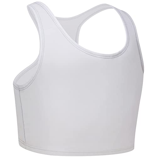 XUJI Transgender FTM Brust Binder Atmungsaktive Rückseitige Halbe Brustbinder Y-Geformt (GR, S) von XUJI