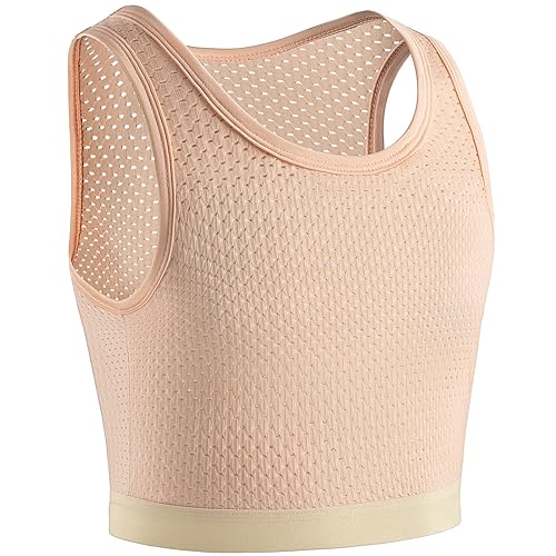 XUJI Transgender FTM Trans Atmungsaktive Halb Brust binder (K, XL) von XUJI
