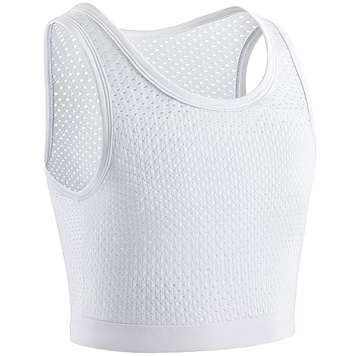XUJI Transgender FTM Trans Atmungsaktive Halb Brust binder (W, M) von XUJI