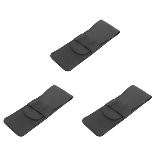 XUJIAN 3X Handgemachte Leder Bleistift Aufbewahrungstasche Rindsleder FüLlfederhalter Etui Inhaber Vintage Retro ZubehöR für Reisetagebuch B. von XUJIAN