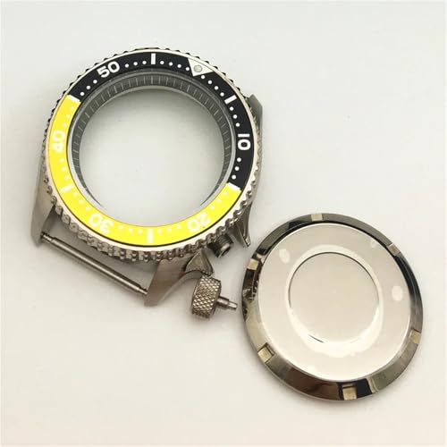 42 mm Uhrengehäuse für SKX007 Modifikation Uhrenzubehör Tauchen Herren DIY Edelstahlgehäuse für NH35A/ für NH36A Uhrwerke XUKKJI (Nr. 13) von XUKKJI