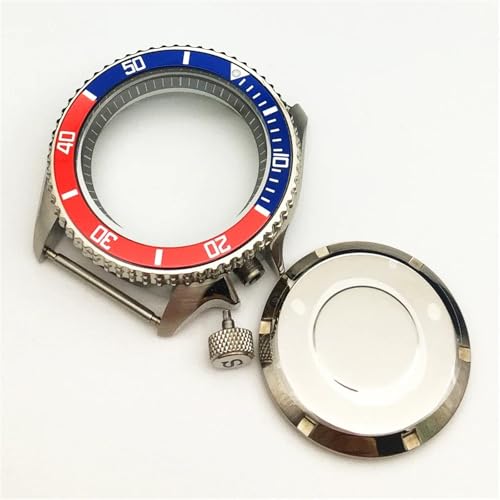 42 mm Uhrengehäuse für SKX007 Modifikation Uhrenzubehör Tauchen Herren DIY Edelstahlgehäuse für NH35A/ für NH36A Uhrwerke XUKKJI (Nr. 15) von XUKKJI
