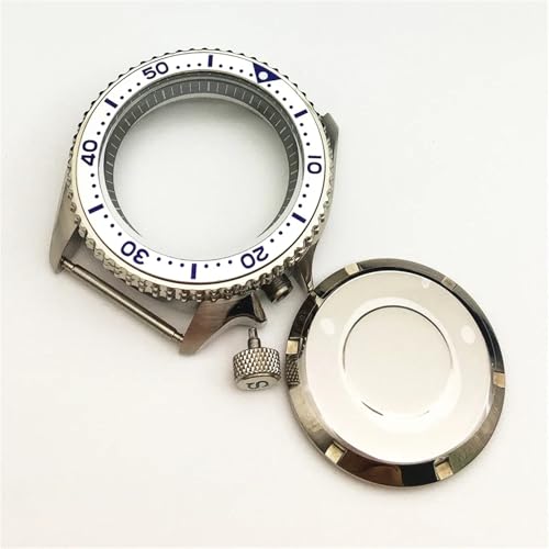 42 mm Uhrengehäuse für SKX007 Modifikation Uhrenzubehör Tauchen Herren DIY Edelstahlgehäuse für NH35A/ für NH36A Uhrwerke XUKKJI (Nr. 16) von XUKKJI