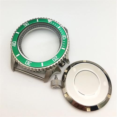 42 mm Uhrengehäuse für SKX007 Modifikation Uhrenzubehör Tauchen Herren DIY Edelstahlgehäuse für NH35A/ für NH36A Uhrwerke XUKKJI (Nr. 2) von XUKKJI