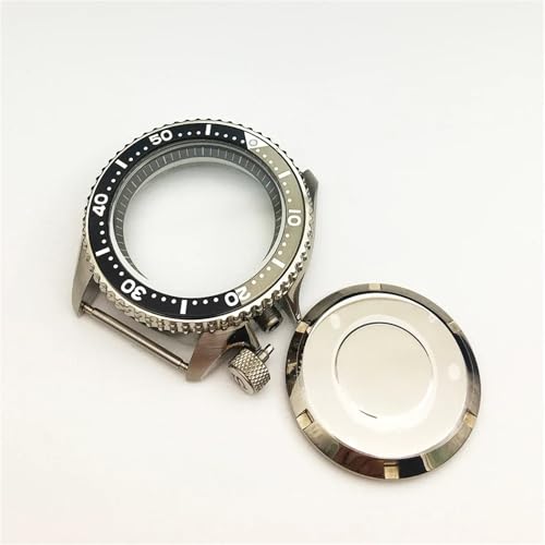 42 mm Uhrengehäuse für SKX007 Modifikation Uhrenzubehör Tauchen Herren DIY Edelstahlgehäuse für NH35A/ für NH36A Uhrwerke XUKKJI (Nr. 4) von XUKKJI