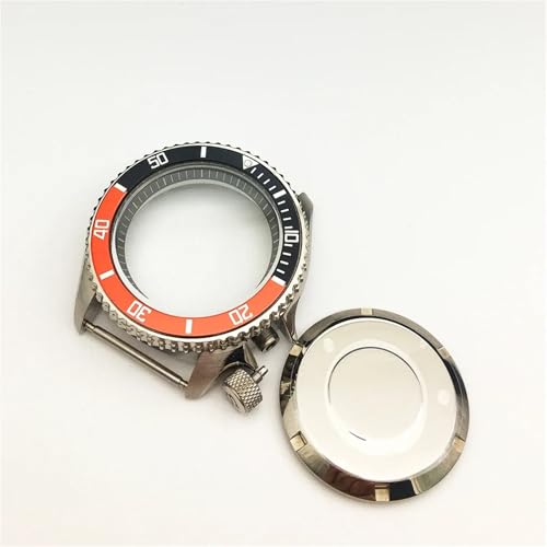 42 mm Uhrengehäuse für SKX007 Modifikation Uhrenzubehör Tauchen Herren DIY Edelstahlgehäuse für NH35A/ für NH36A Uhrwerke XUKKJI (Nr. 5) von XUKKJI
