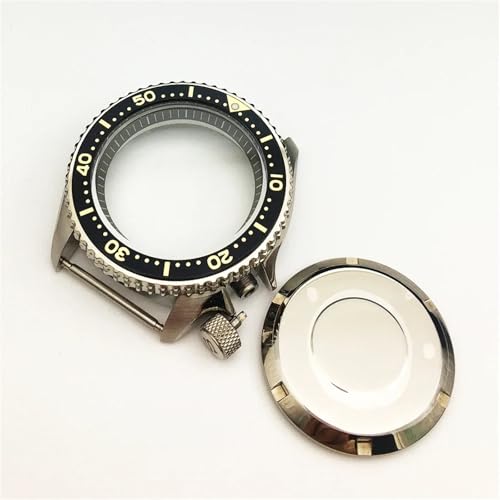 42 mm Uhrengehäuse für SKX007 Modifikation Uhrenzubehör Tauchen Herren DIY Edelstahlgehäuse für NH35A/ für NH36A Uhrwerke XUKKJI (Nr. 9) von XUKKJI