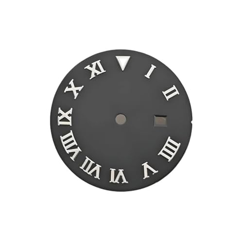 XUKKJI 31 mm Uhrengehäuse-Set für Damen, 24,5 mm Zifferblatt, 17 mm Armband und Zeiger für NH05 für NH06-Uhrwerk, mechanische Uhren-Modifikationszubehör, B, Schwarz, Silber, One Size XUKKJI 31 mm Uhrengehäuse-Set für Damen, 24,5 mm Zifferblatt, 17 mm Armband und Zeiger für NH05 für NH06-Uhrwerk, mechanische Uhren-Modifikationszubehör, B, Schwarz, Silber, One Size von XUKKJI