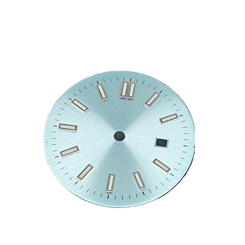 XUKKJI 31 mm Uhrengehäuse-Set für Damen, 24,5 mm Zifferblatt, 17 mm Armband und Zeiger für NH05 für NH06-Uhrwerk, mechanische Uhren-Modifikationszubehör, Hellblaues Silber, One Size XUKKJI 31 mm Uhrengehäuse-Set für Damen, 24,5 mm Zifferblatt, 17 mm Armband und Zeiger für NH05 für NH06-Uhrwerk, mechanische Uhren-Modifikationszubehör, Hellblaues Silber, One Size von XUKKJI