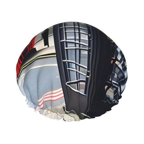 Wiederverwendbare Doppelschicht-Duschhaube, Duschhaube, Duschhauben für Damen, große Duschhauben von XULLZH