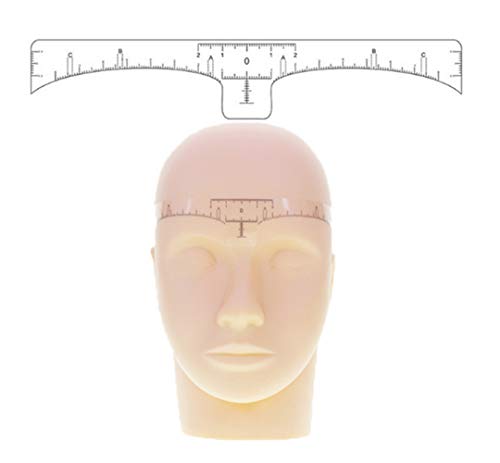 50 Stücke Klar Absolvierte Einweg Selbstklebende Augenbraue Lineal Professionelle Microblading Guide Schablone Aufkleber für Augenbraue Form Design von XUMIN