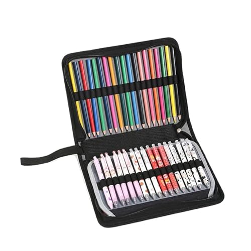 FedermäPpchen Federmäppchen mit 36/55/72 Fächern, Federmäppchen for die Schule, Schreibwarentasche for Mädchen, Organizer, große Kapazität, Stiftebox, ästhetisches Gelehrten-Set Zur Stiftaufbewahrung von XUMKFJRE