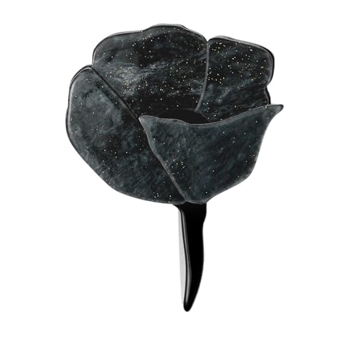 Rosennadeln for Damen, Unisex, Blumenbroschen, Büro, Party, Freund, Schmuck, Accessoires(Grey) von XUMKFJRE