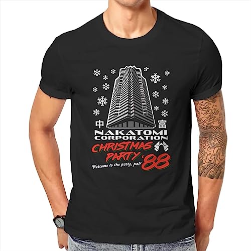 Die Hard Movie Christmas Party 1988 Bruce Willis Man Tshirt Nakatomi Plaza Corporation Fashion T Shirt Graphic Streetwear Black Black M Die Hard Movie Christmas Party 1988 Bruce Willis Man Tshirt Nakatomi Plaza Corporation Fashion T Shirt Graphic Streetwear Black Black M von XUNJI