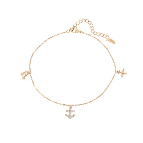 XUPING Armband Damen Gold für Frauen Cubic Zirkonia 18K Vergoldet Charm Armband Schmuck Geschenke von XUPING