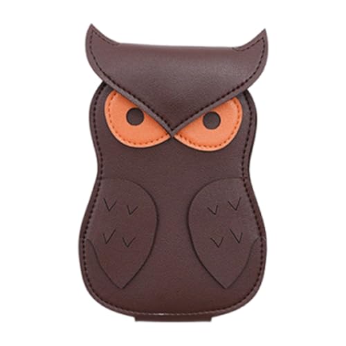 XUQEAYWD Gitarrenplektren-Organizer – Tierformen für E-Gitarrenplektren – tragbare Aufbewahrungstasche für Gitarrenplektren, Musiker-Zubehör für Gitarrenspieler und Liebhaber, dark coffee, Refer to von XUQEAYWD