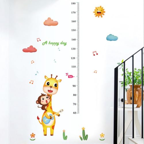 Kinder Messlatte Höhe Diagramm für Kinderziemmer Dekoration,Wandaufkleber Kids Messlatte Height Chart Wachstum Diagramm Wandtattoo Mess Baum HöHentabelle Kinderzimmer Messlatte Wandsticker HöHentabell von XURJUMI