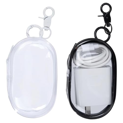 XURJUMI 2 Stück Kabel Organizer Tasche,Kabel Organizer Reise,Mini Tasche,Tasche für Ladekabel,Transparente Tragbare Aufbewahrungsbox für Kopfhörer,Zum Ordnen von Datenkabeln,Ladegeräten,Ohrhörern XURJUMI 2 Stück Kabel Organizer Tasche,Kabel Organizer Reise,Mini Tasche,Tasche für Ladekabel,Transparente Tragbare Aufbewahrungsbox für Kopfhörer,Zum Ordnen von Datenkabeln,Ladegeräten,Ohrhörern von XURJUMI