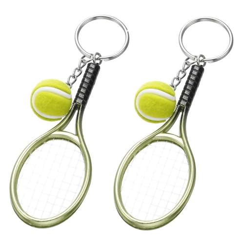 XURJUMI 2 Stück Schlüsselanhänger,Mini Tennis Schläger Keychain,Tennisball Keyring mit Ball Schläger Tennis für Tennisliebhaber Geschenk XURJUMI 2 Stück Schlüsselanhänger,Mini Tennis Schläger Keychain,Tennisball Keyring mit Ball Schläger Tennis für Tennisliebhaber Geschenk von XURJUMI