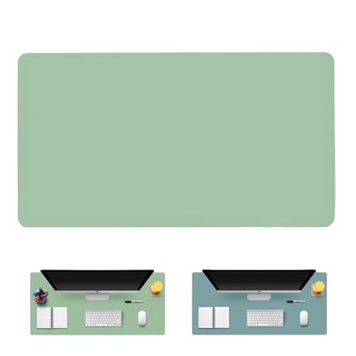 XURJUMI Multifunktionales Office Mauspad,Schreibtischunterlage Leder,Schreibtisch Unterlagenmatte,Mauspad,Rutschfester Schreibtischschutz,Wasserdichte Schreibtischunterlage Aus Pu-Leder von XURJUMI