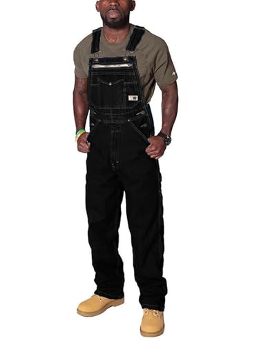 XUSAI Herren Latzhose Denim Bib Overall Mode Relaxed Fit Robuste Jeans Overall Einstellbare Arbeit Bib Jumpsuit,Schwarz,L XUSAI Herren Latzhose Denim Bib Overall Mode Relaxed Fit Robuste Jeans Overall Einstellbare Arbeit Bib Jumpsuit,Schwarz,L von XUSAI