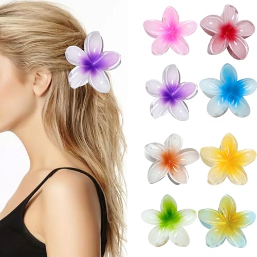 XUSSMM 8 Stück Blumen Haarklammer, 8 Farben Flower Hair Clip, Haarspangen RutschfestHaarkralle für Frauen, Große Niedlicher Haarschmuck für Frauen XUSSMM 8 Stück Blumen Haarklammer, 8 Farben Flower Hair Clip, Haarspangen RutschfestHaarkralle für Frauen, Große Niedlicher Haarschmuck für Frauen von XUSSMM