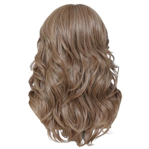 Lange Perücken aus Echthaar for Frauen. Realistische Perücken for Frauen mit natürlichem Aussehen. Weiche und bequeme Passform. Einfach zu stylen und zu pflegen. Vielseitiges Styling. Ideal for den tä von XUTCEKOUYR