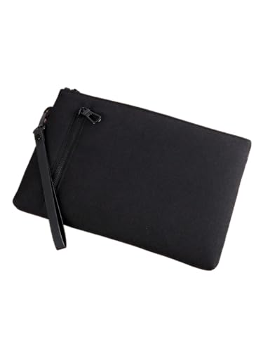 Business-Clutch Business Einfache Casual Ultra-Dünne Tragbare Zipper Wristlet Tasche Handy Handtasche Achselhöhle männer Clutch von XUWEWI