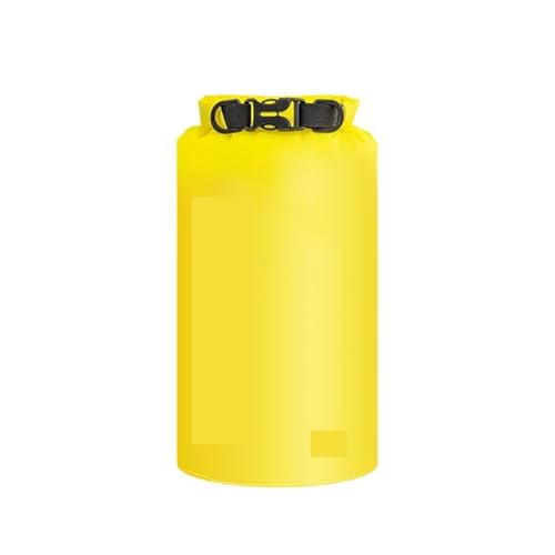 XUWEWI Wasserdichter Trockensack 1PCS 75/35/25/15/12/8/5/3L wasserdichte Dry Bag Sack for Camping Drift Trekking Schwimmen Rafting Kajak Fluss Fisch(Yellow,25L) von XUWEWI