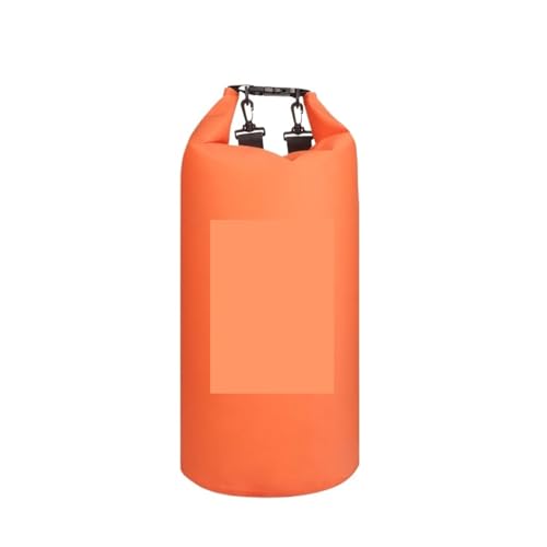 XUWEWI Wasserdichter Trockensack Outdoor PVC wasserdichte Dry Bag Tauchen Faltbare Lagerung Mann Frauen Strand Schwimmen BaRafting Ozean Tasche(Orange,5L) von XUWEWI