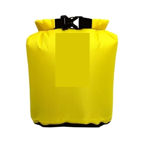 XUWEWI Wasserdichter Trockensack Wasserdichter Packsack, wasserdichter Trockenrucksack, Trekking, schwimmend, Segeln, Kanufahren, Bootfahren, Wasserbeständigkeit(Yellow,S) von XUWEWI