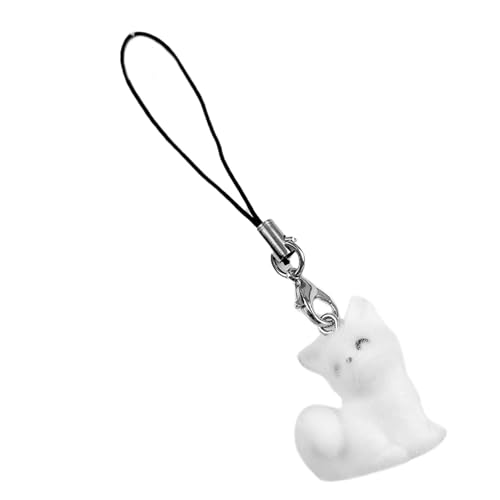 XUZHID Cartoon-Füchs-Schlüsselanhänger, Plüsch-Filz-Designs, weiches Harz, Taschenanhänger, Schlüssel und Handy-Zubehör, stilvoller Handy-Anhänger XUZHID Cartoon-Füchs-Schlüsselanhänger, Plüsch-Filz-Designs, weiches Harz, Taschenanhänger, Schlüssel und Handy-Zubehör, stilvoller Handy-Anhänger von XUZHID