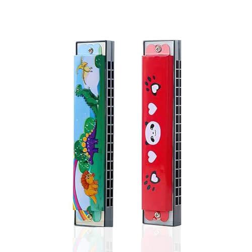 XUZOPIM 2 Stück Mundharmonika Kinder Harmonica For Children 16 Hole Children'S Harmonica Harmonica Children'S Harmonica Toy Beginners For Beginners Professionals Toy Gifts For Children von XUZOPIM