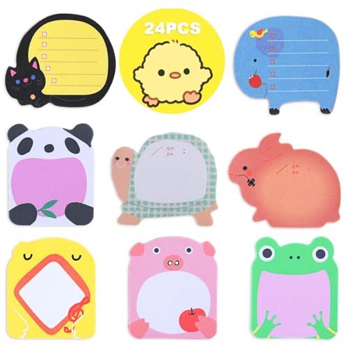 XUZOPIM 8 Stück Colourful Cartoon Animals Sticky Notes Cute Sticky Notes Self-Adhesive Sticky Notes Small Office Notes For Party Bags Filler Children'S Gifts Office School Home Fridge XUZOPIM 8 Stück Colourful Cartoon Animals Sticky Notes Cute Sticky Notes Self-Adhesive Sticky Notes Small Office Notes For Party Bags Filler Children'S Gifts Office School Home Fridge von XUZOPIM