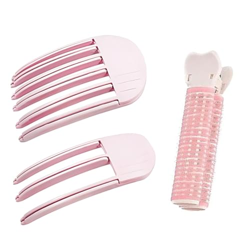 XUZOPIM Pack Of 3 Volume Clips For Hairline Volume Hair Curlers Volumen Clips Haare 3/6 Teeth Traceless Hair Clip Fluffy Hair Volumiser Clips Hair Root Lifting Clips For Men And Women von XUZOPIM