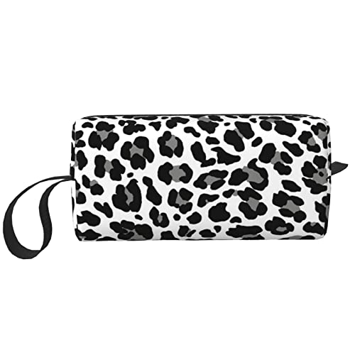 Blaue Blume Make-up Kosmetiktasche Frauen Geldbörse Beutel Kleine Reise Tragbare Kulturbeutel Zubehör Organizer, Kosmetiktasche Leopard, Einheitsgröße, Taschen-Organizer von XVBCDFG