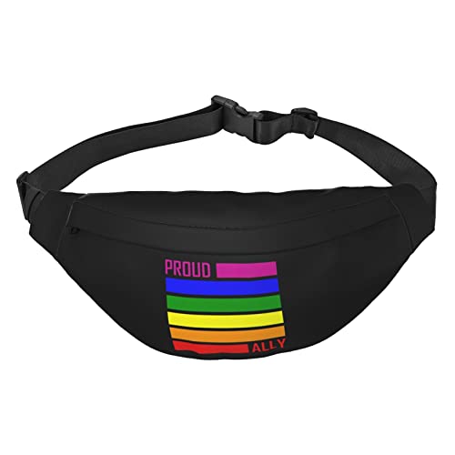 Pride Month LGBTQ Gay Pride Ally Waist Pack for Men Women Adjustable Belt Fanny Waist Bag Rave Fashion Pack Bum Bag Travel Pursemen, Siehe Abbildung, Einheitsgröße, Lässiger Tagesrucksack von XVBCDFG