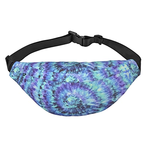 Psychedelic Tie Dye Taille Packs Verstellbare Casual Taille Tasche Pack Wandern Gürtel Taille Packs, Siehe Abbildung, Einheitsgröße, Lässiger Tagesrucksack von XVBCDFG