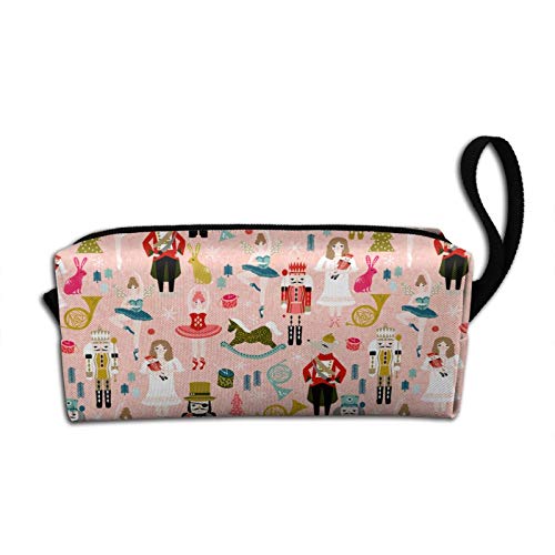 XVBCDFG Axolotl Große Make-up-Tasche, bezaubernde Reise-Kosmetik-Toiletry Organizer für Damen, Nussknacker-Ballett, Einheitsgröße, Federmäppchen von XVBCDFG